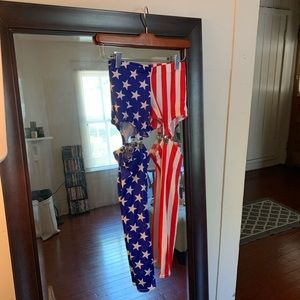 BlackMilk Clothing Amerika Suspenders